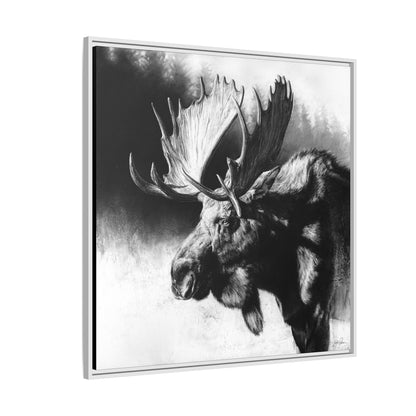"Formida-bull" Framed Canvas
