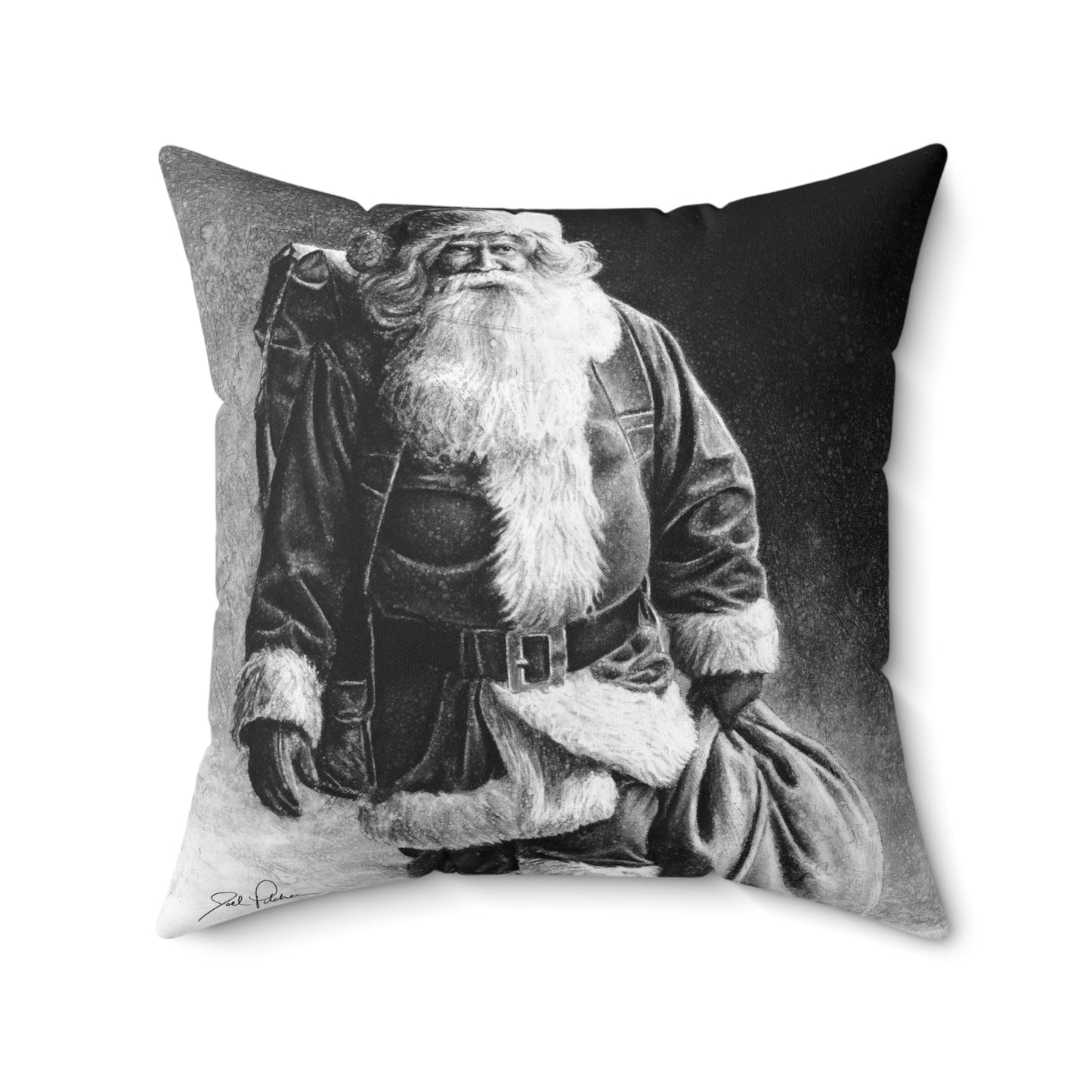 "Right Down Santa Claus Lane" Square Pillow.