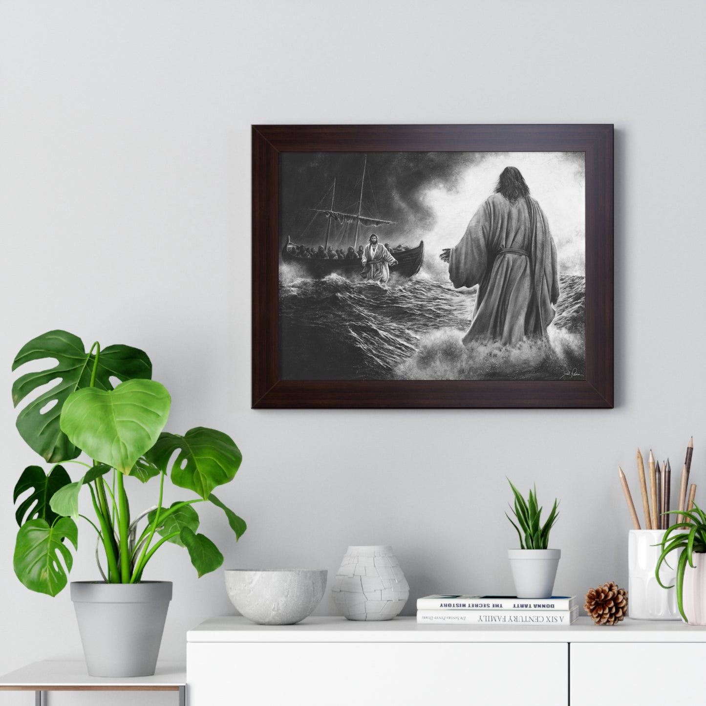 "Be Not Afraid" Framed Paper Print