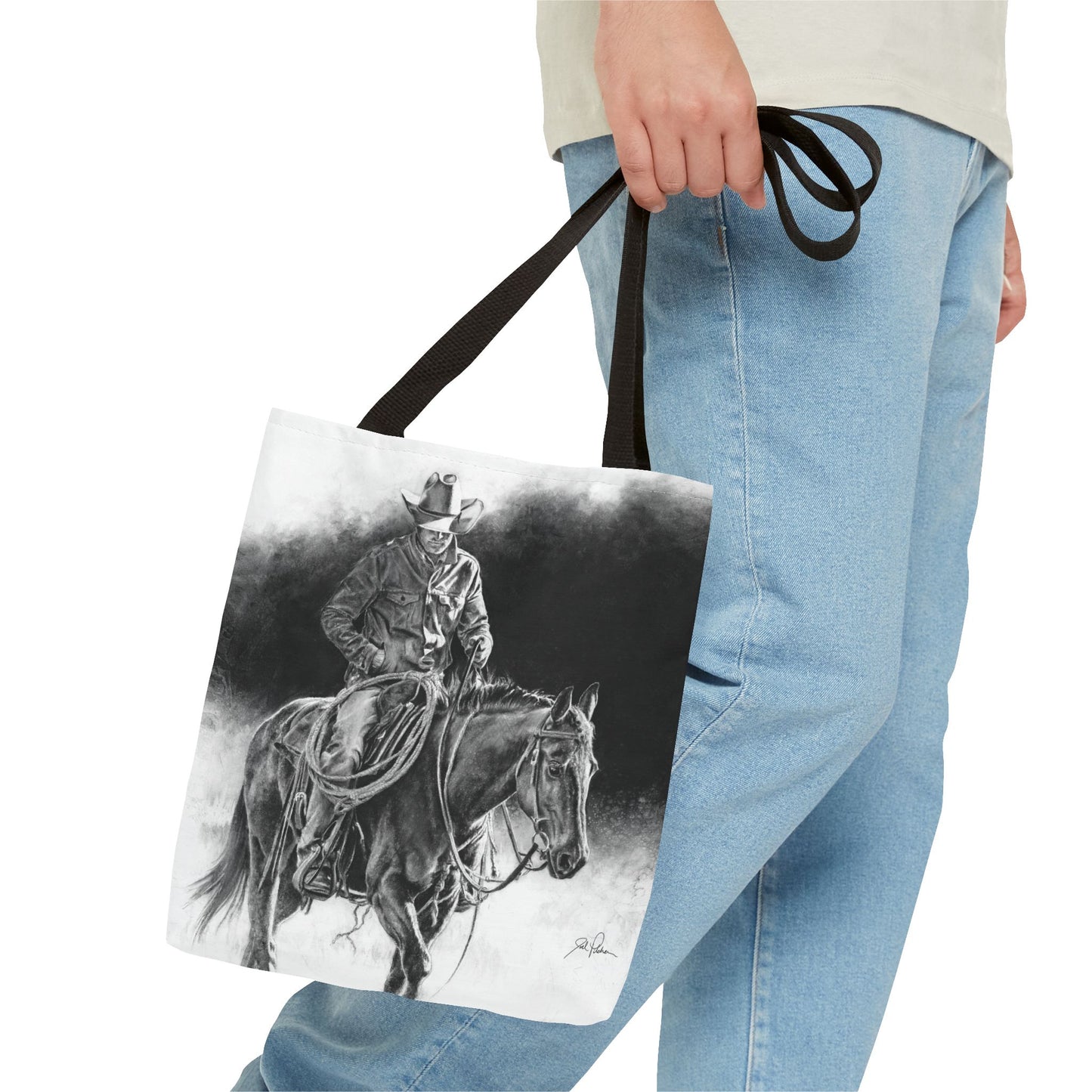 Ridin' for the Brand" Tote Bag