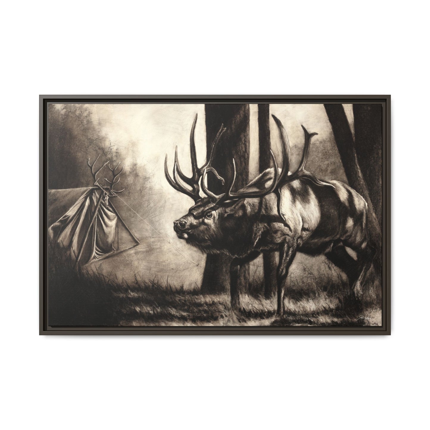 "Family Ties" Framed Canvas