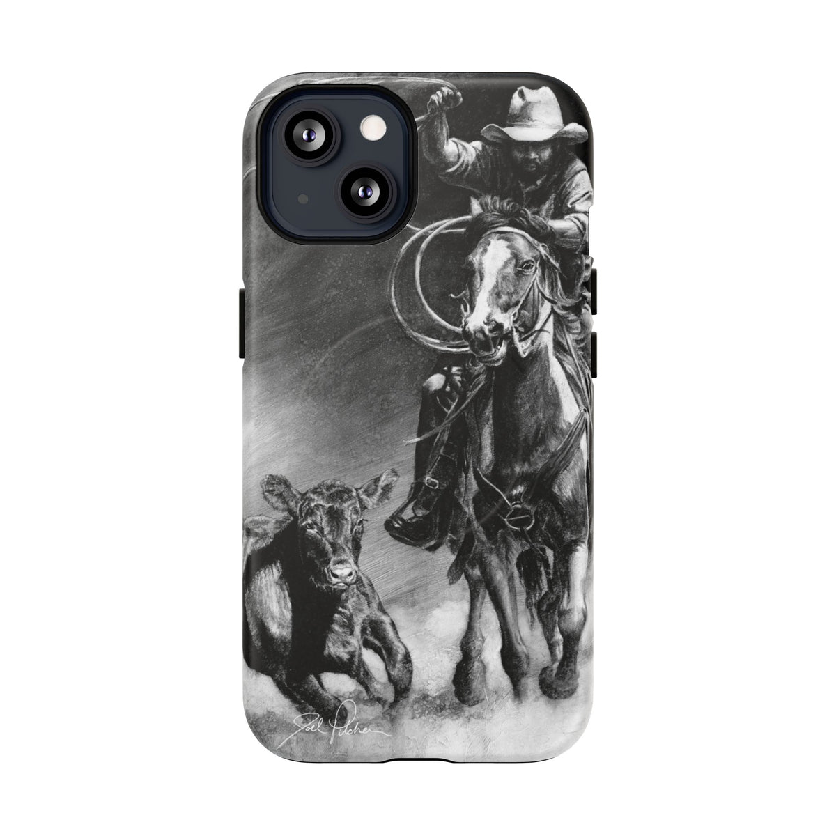 "Calf Roping" Magnetic Tough Case