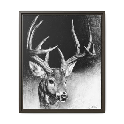 "Whitetail Buck" Framed Canvas
