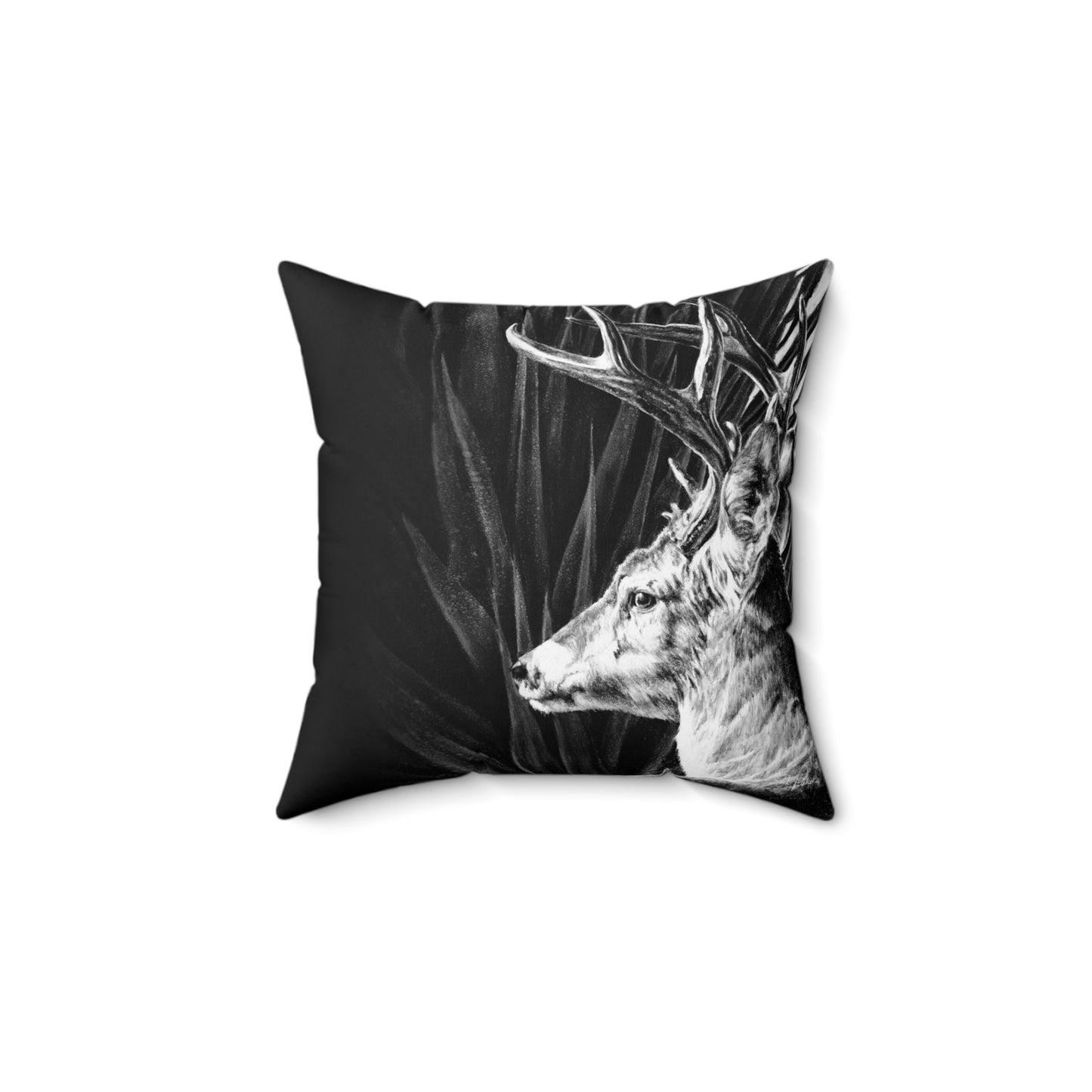 "Coues Buck" Square Pillow.