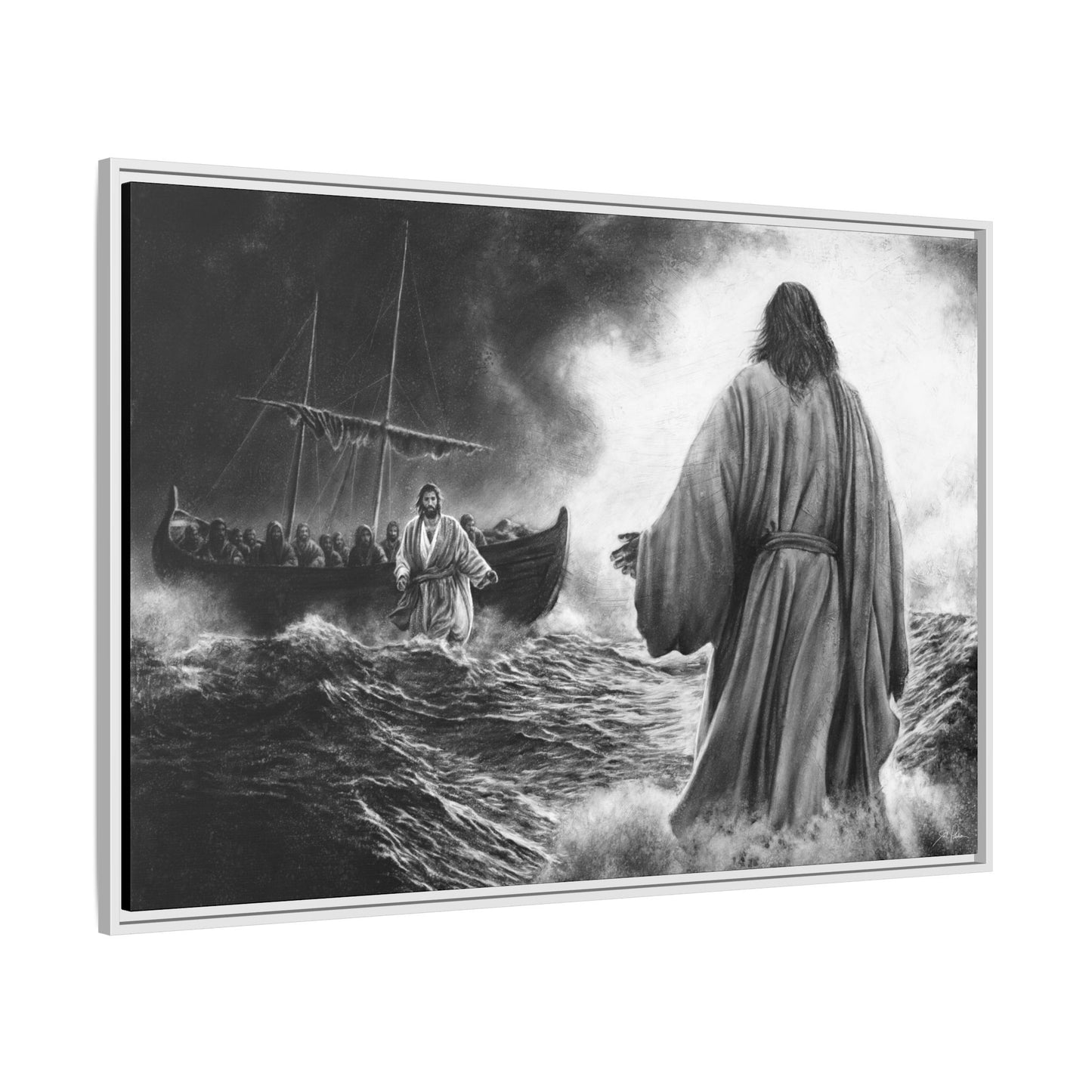 "Be Not Afraid" Framed Canvas