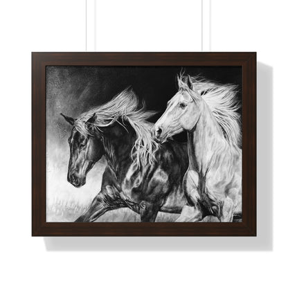 "Dynamic Duo" Framed Paper Print