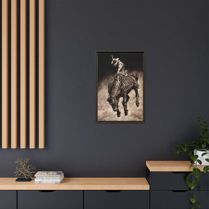 "Giddy Up" Framed Canvas
