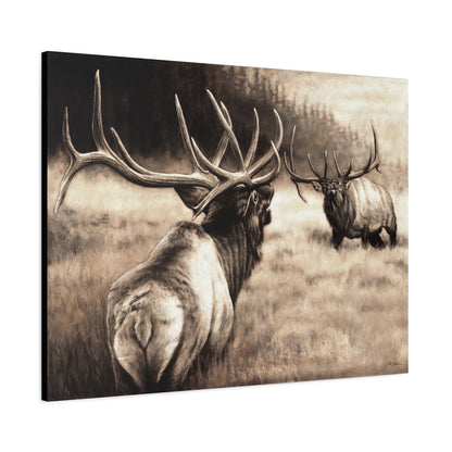 "Ready to Rumble" Stretched Canvas