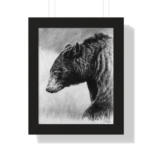 "Burly Bear" Framed Paper Print