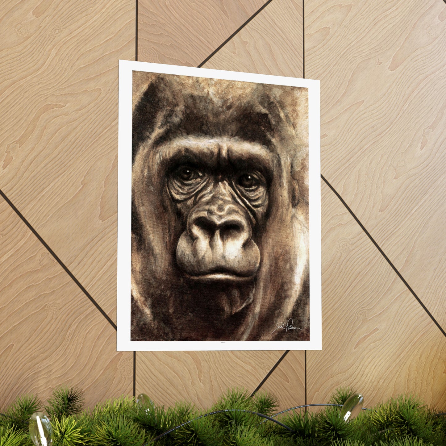 "Gorilla" Premium Matte Paper Print