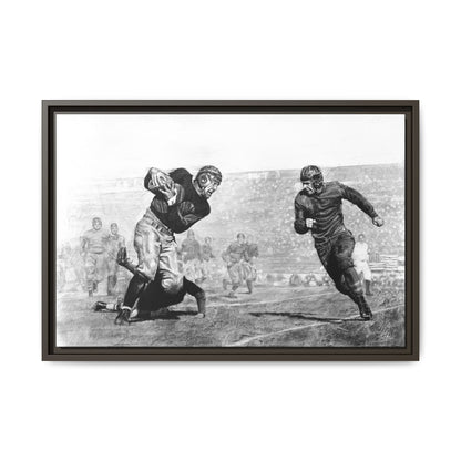 "Leatherheads" Framed Canvas