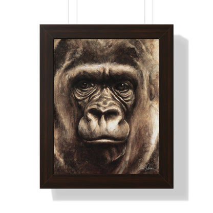 "Gorilla" Framed Paper Print