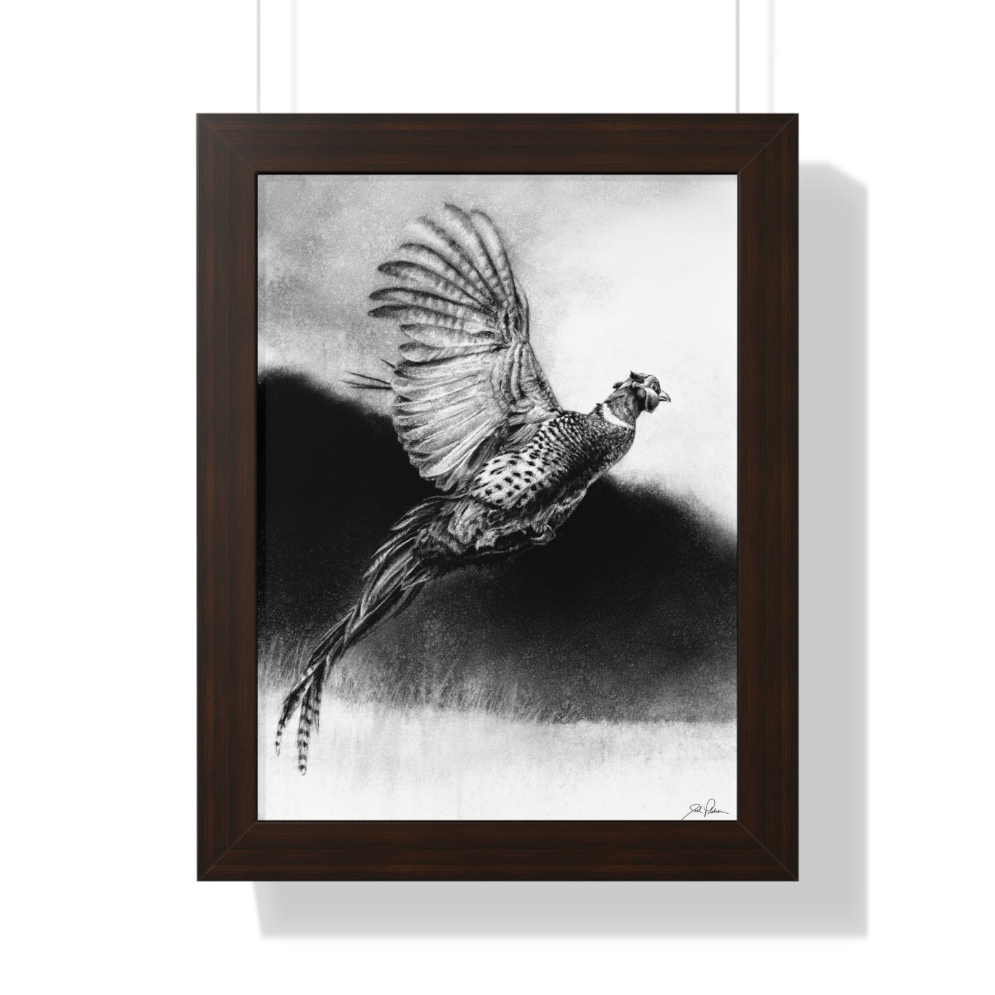 "Flushed" Framed Paper Print.