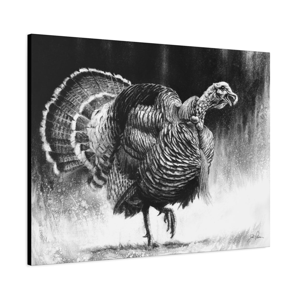 "Gobbler" Stretched Canvas