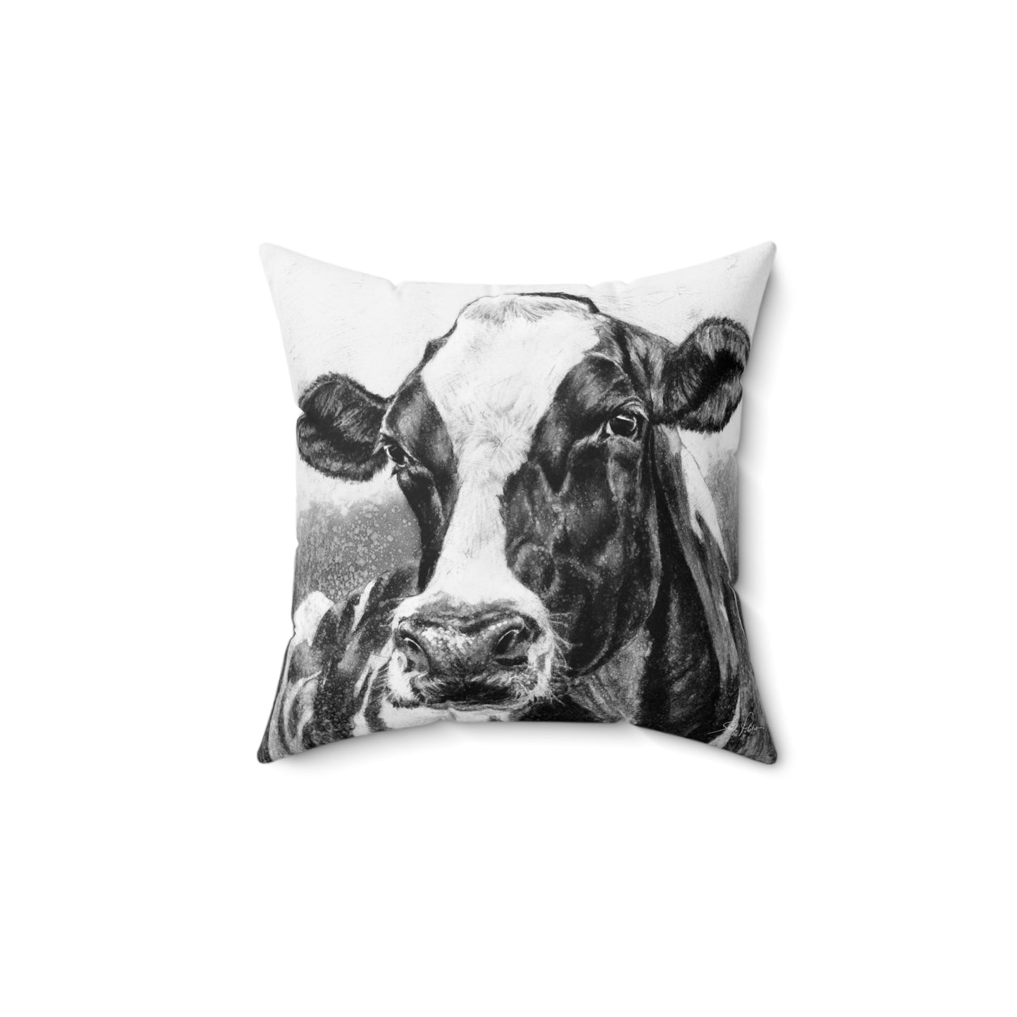 "Holstein" Square Pillow.