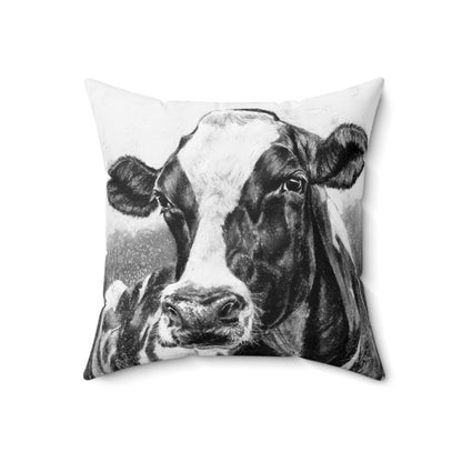 "Holstein" Square Pillow.