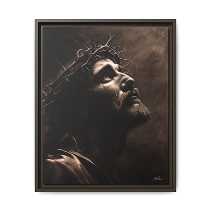 "With His Stripes We Are Healed" Framed Canvas