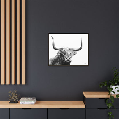 "Highlander" Framed Canvas