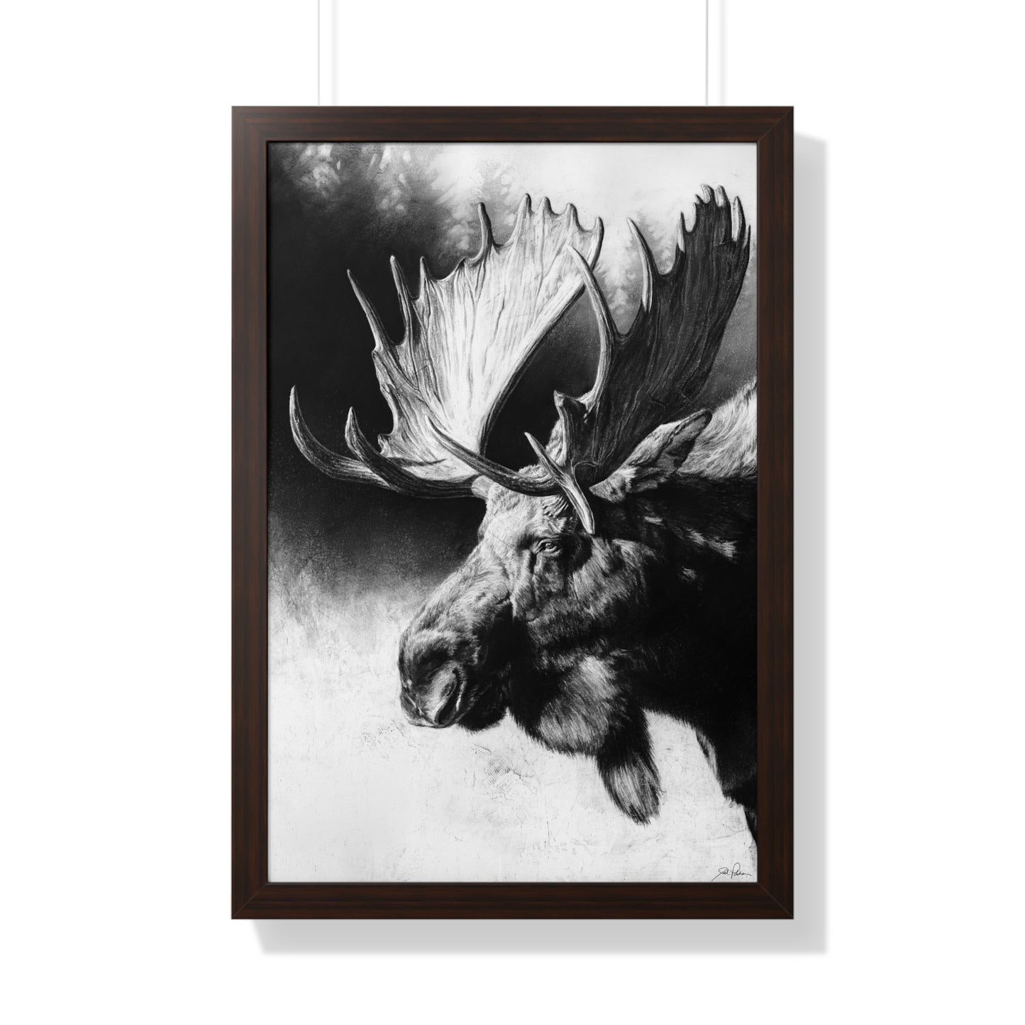 "Formida-bull" Framed Paper Print