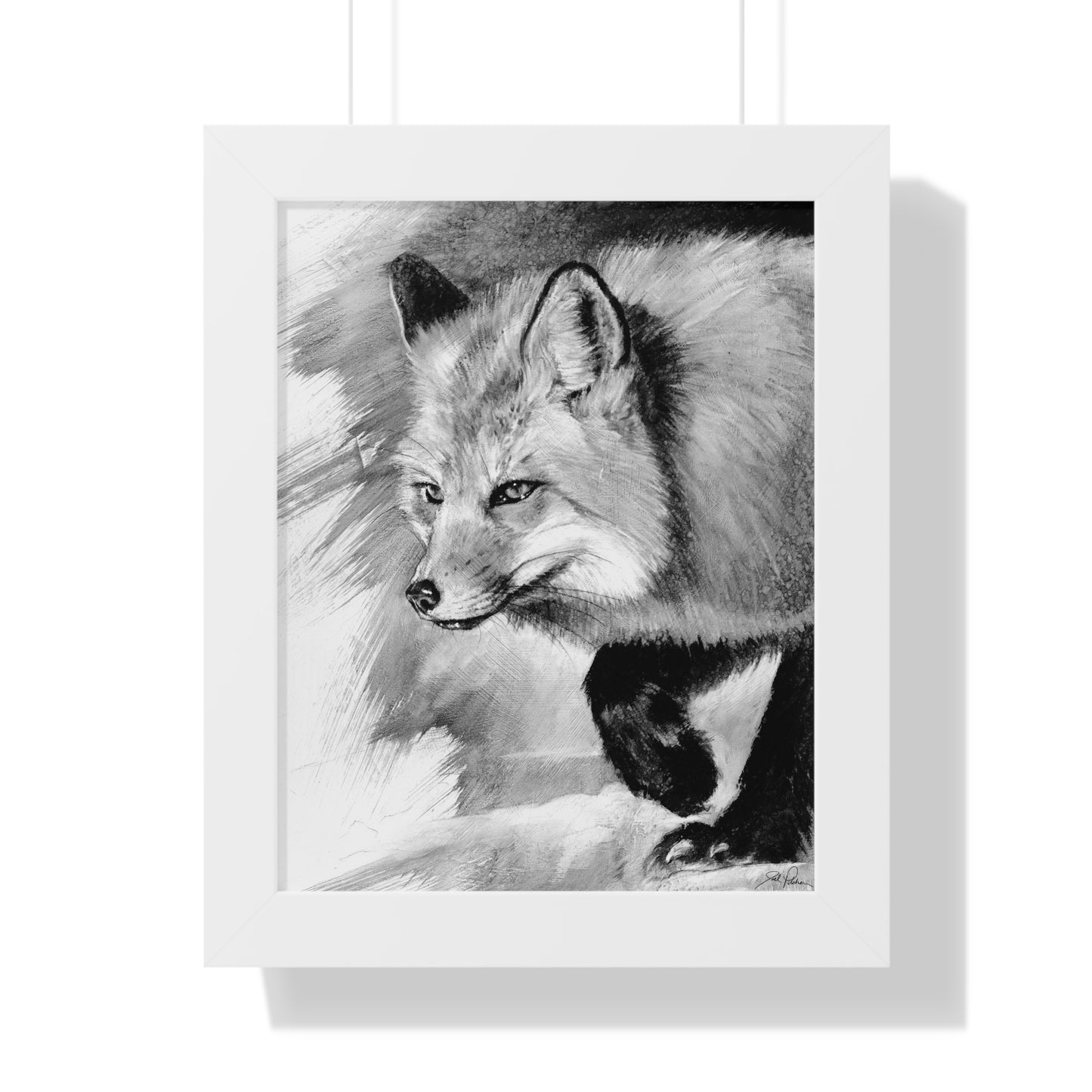 "Fox" Framed Paper Print