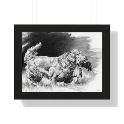 "Good Dog" Framed Paper Print