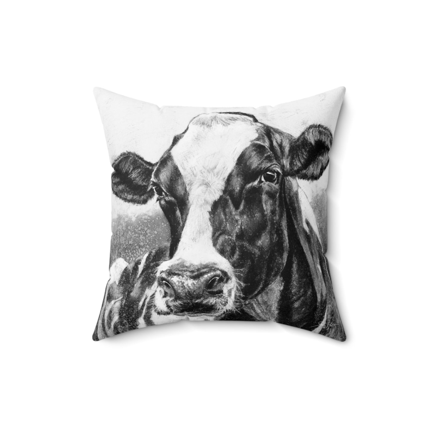 "Holstein" Square Pillow.