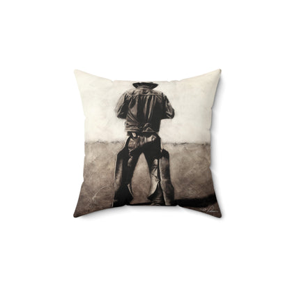 "Cowboy" Square Pillow