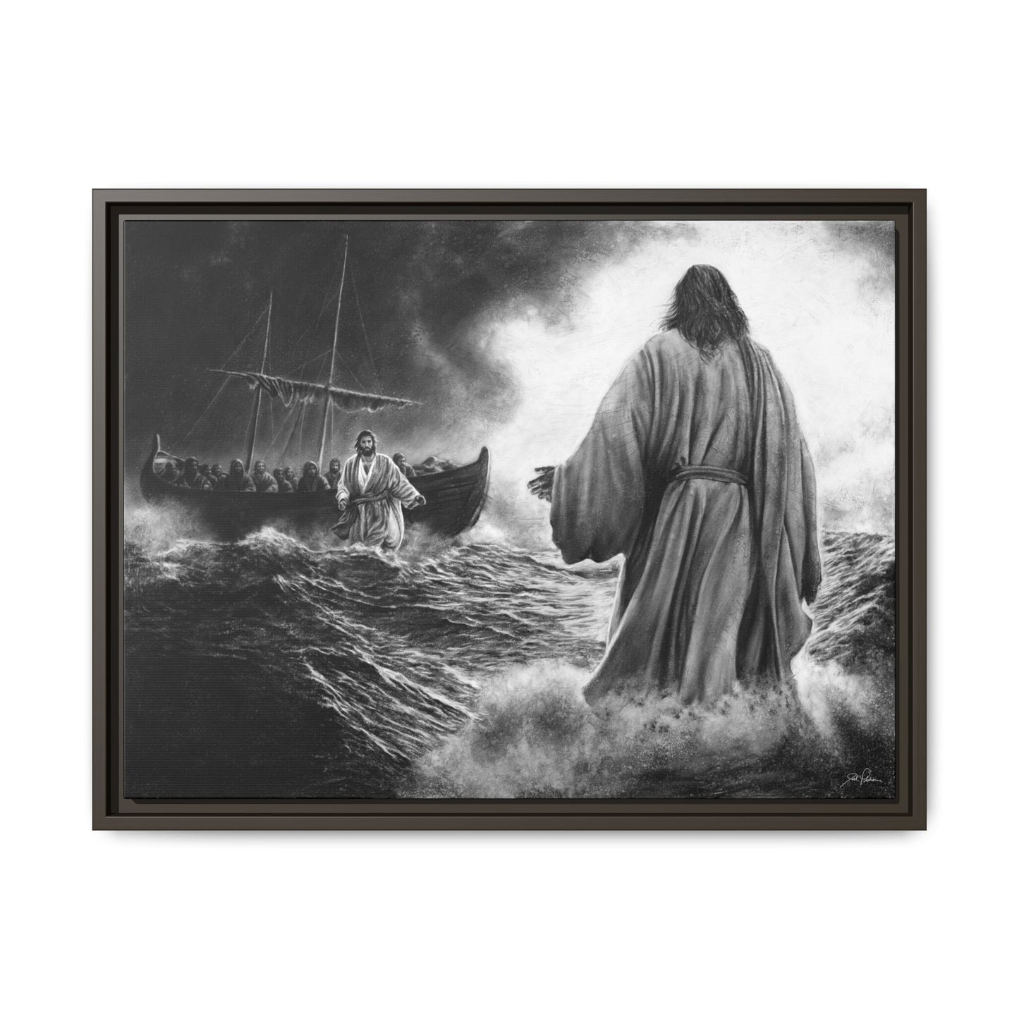"Be Not Afraid" Framed Canvas