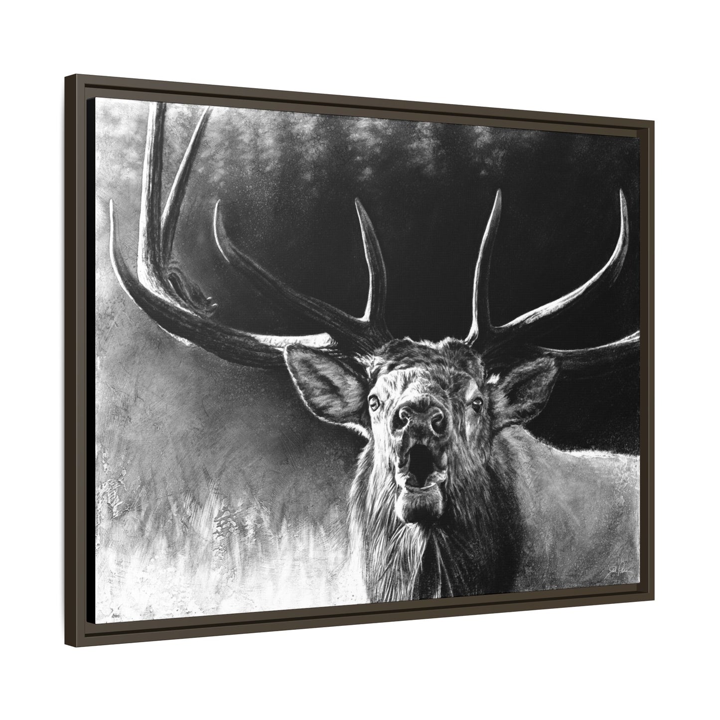 "Battle Cry" Framed Canvas