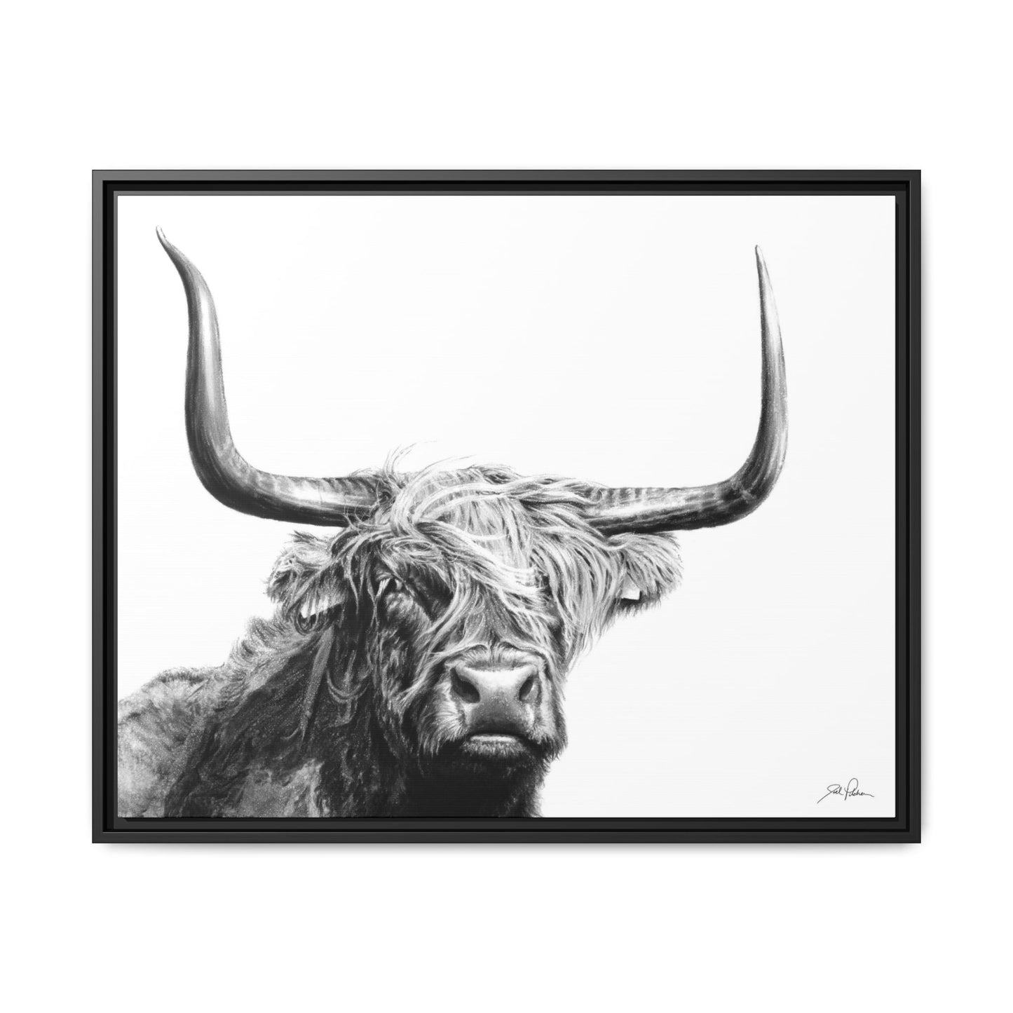 "Highlander" Framed Canvas