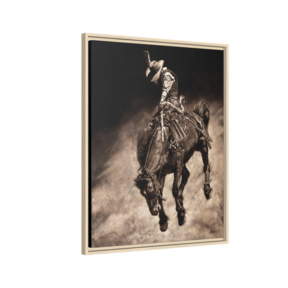 "Giddy Up" Framed Canvas