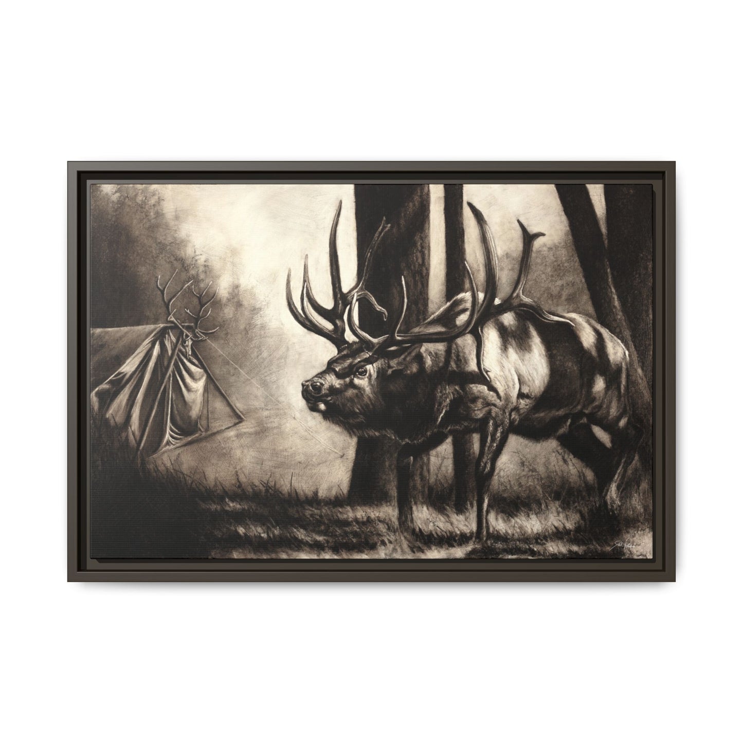 "Family Ties" Framed Canvas