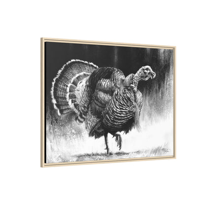"Gobbler" Framed Canvas