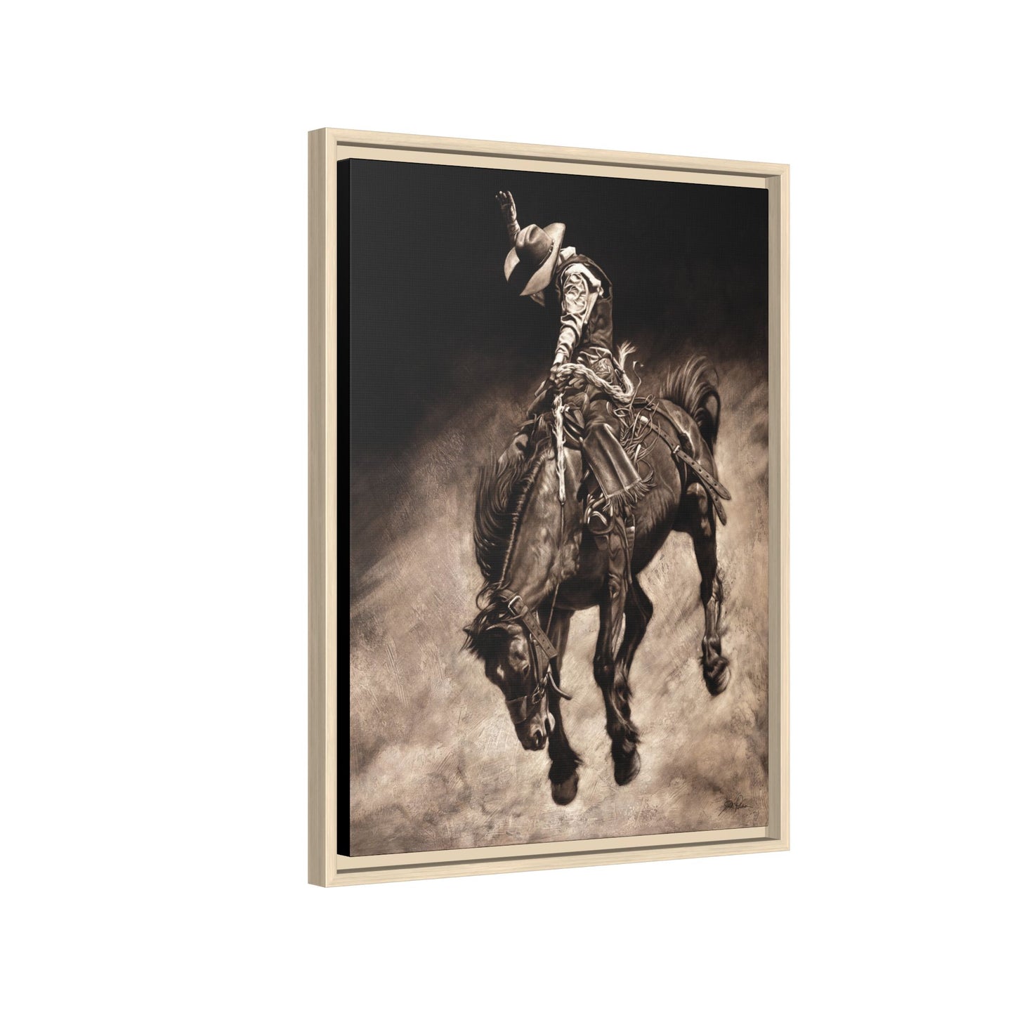 "Giddy Up" Framed Canvas