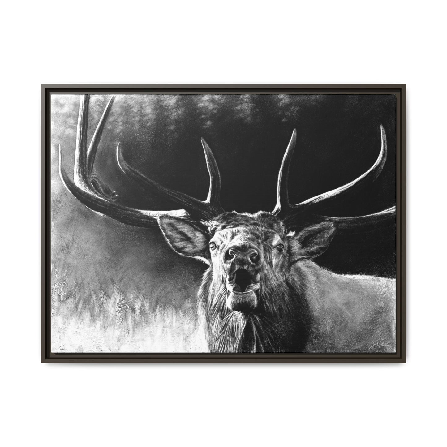 "Battle Cry" Framed Canvas