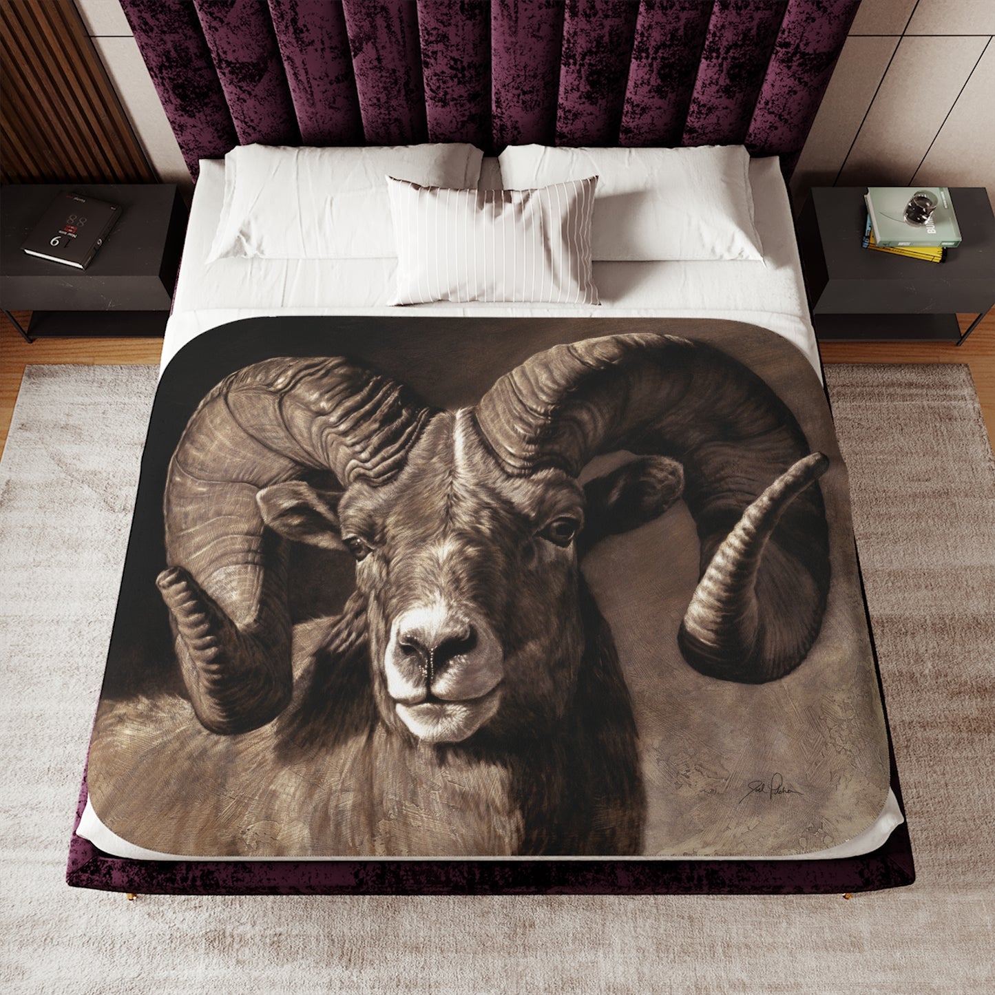"Full Curl" Sherpa Blanket.