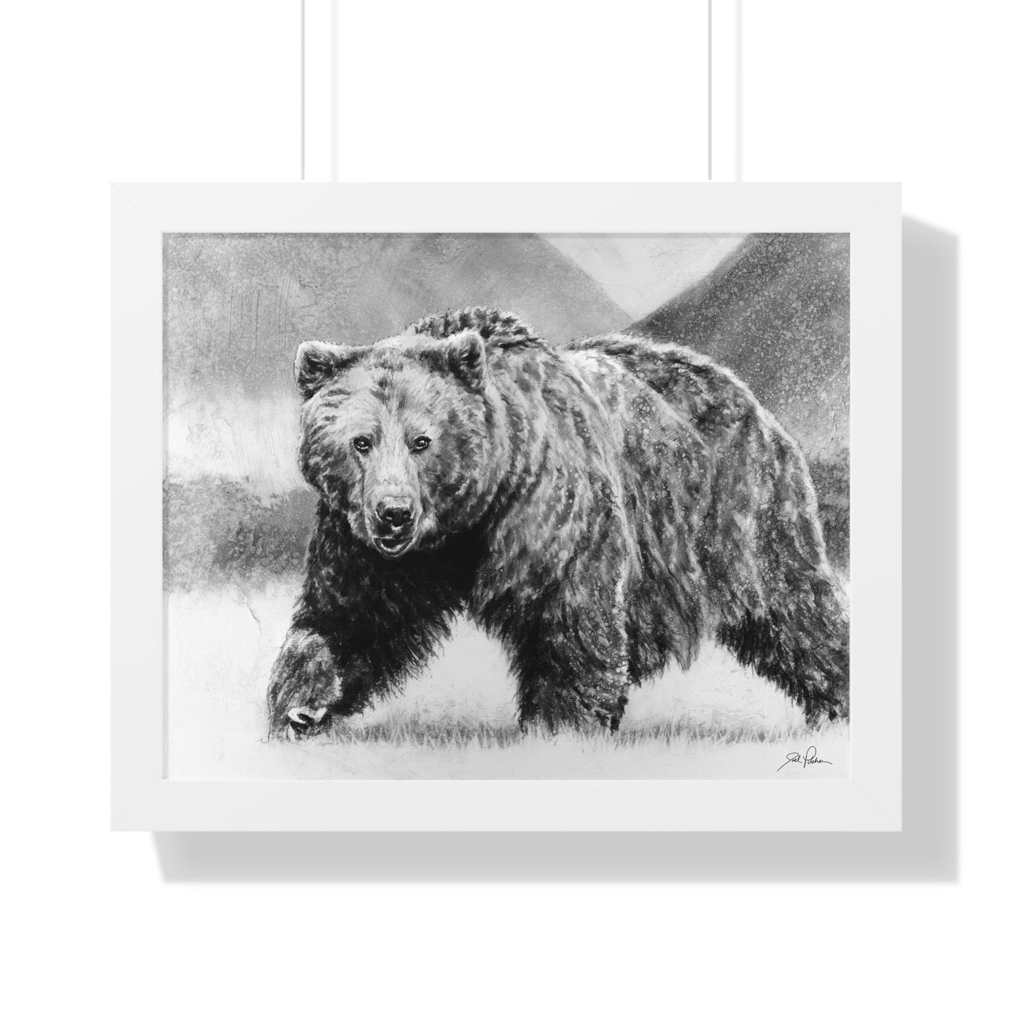 "Grizzly II" Framed Paper Print