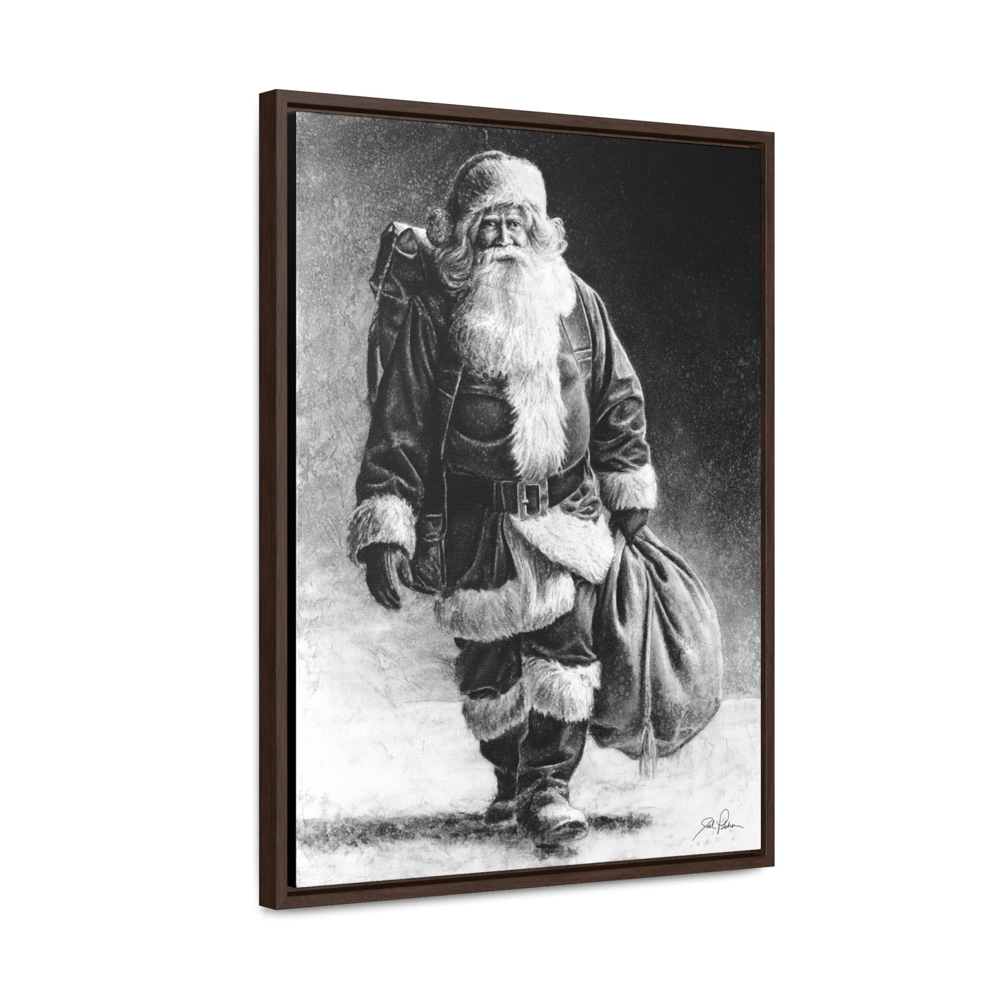 "Right Down Santa Claus Lane" Gallery Wrapped/Framed Canvas