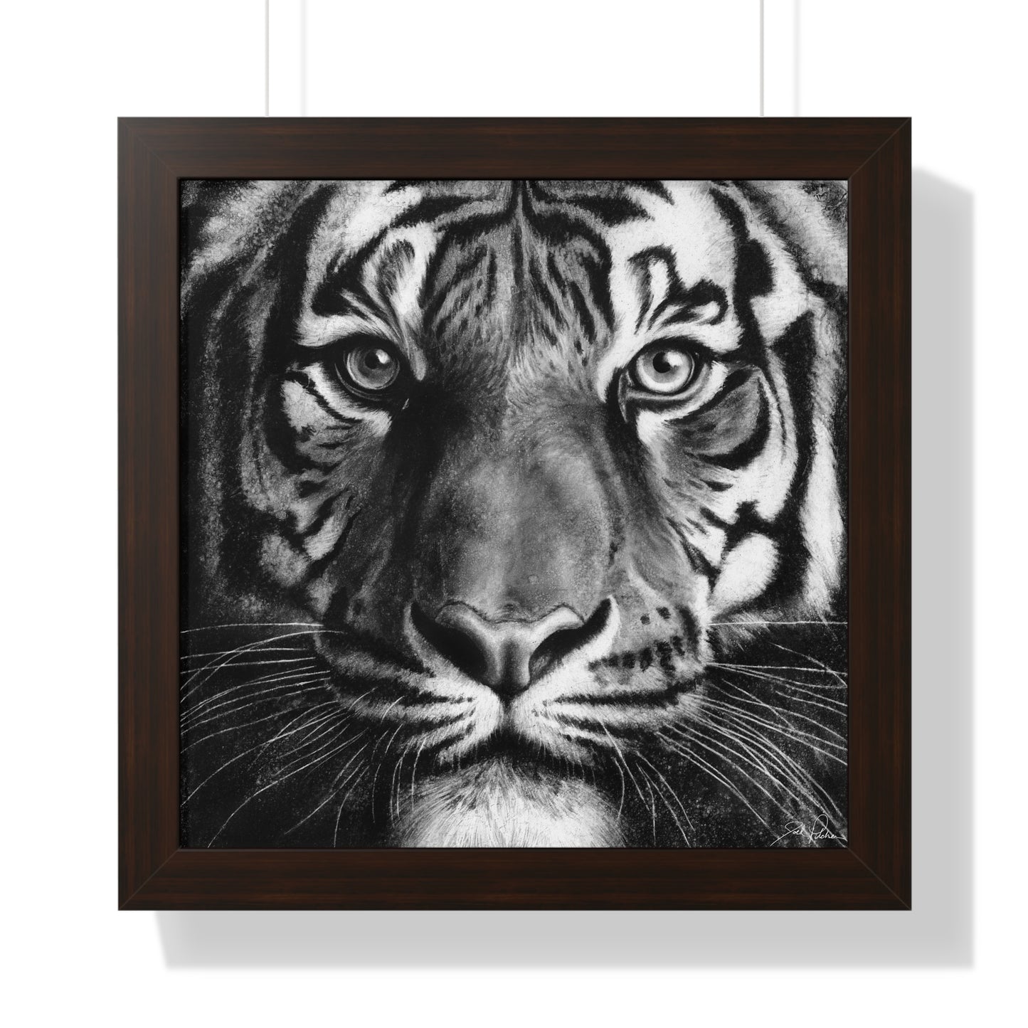 "Tiger" Framed Paper Print