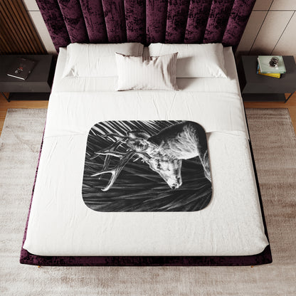"Coues Buck" Sherpa Blanket.