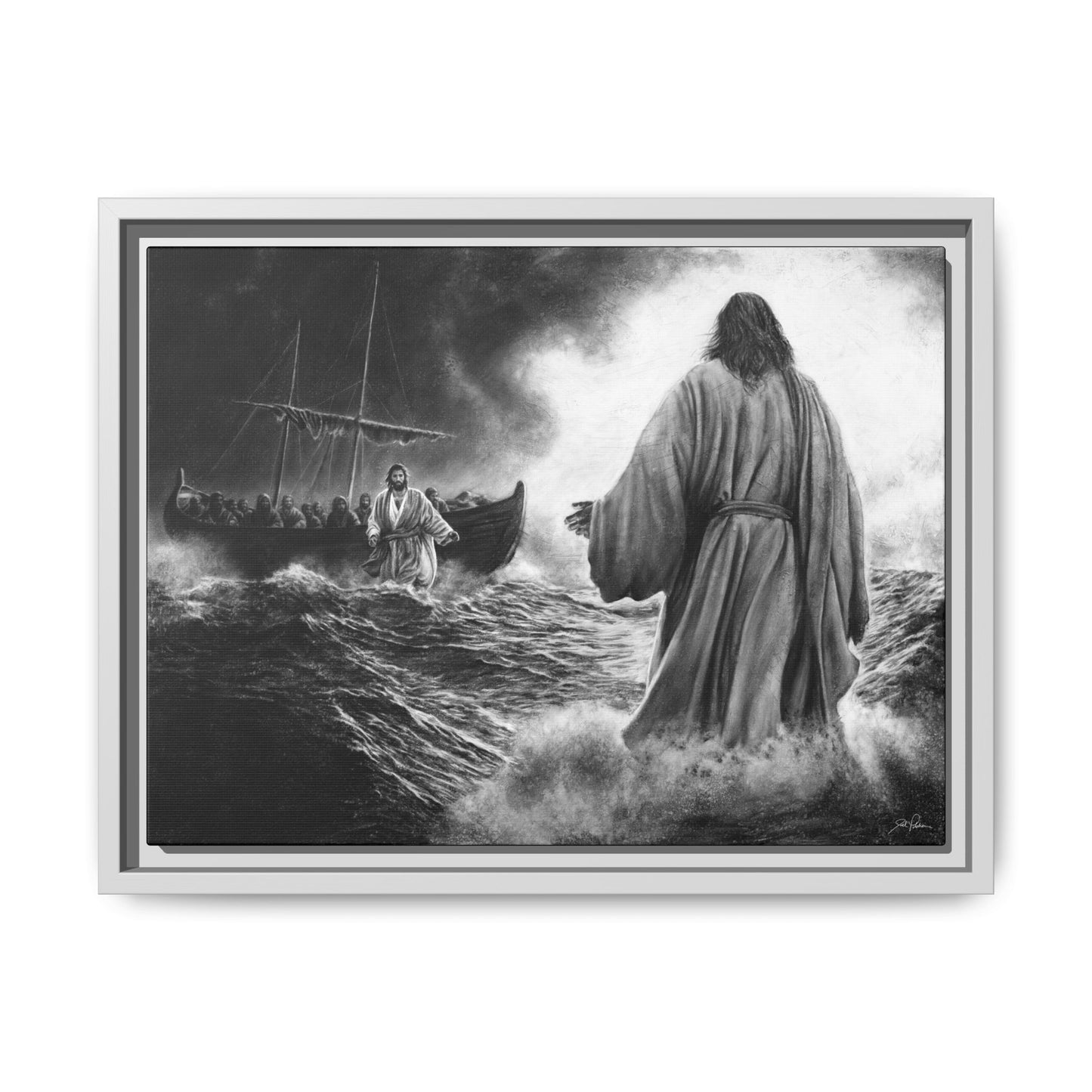 "Be Not Afraid" Framed Canvas