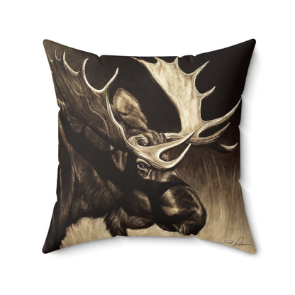 "Mighty Moose" Square Pillow