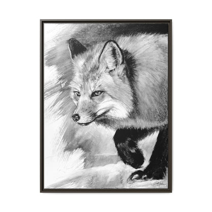 "Fox" Framed Canvas