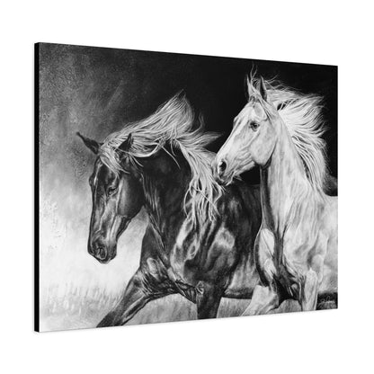 "Dynamic Duo" Stretched Canvas