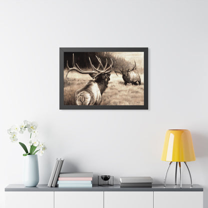 "Ready to Rumble" Framed Paper Print