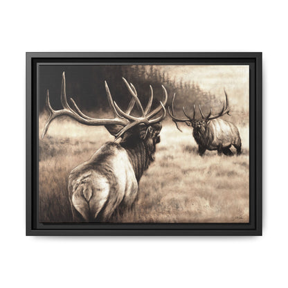 "Ready to Rumble" Framed Canvas