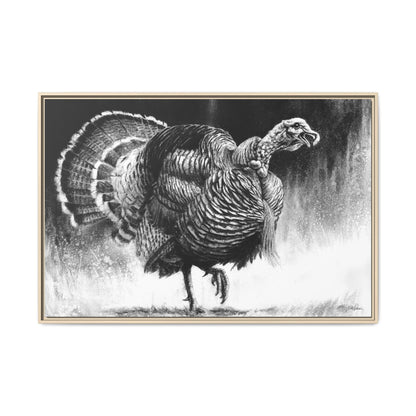 "Gobbler" Framed Canvas