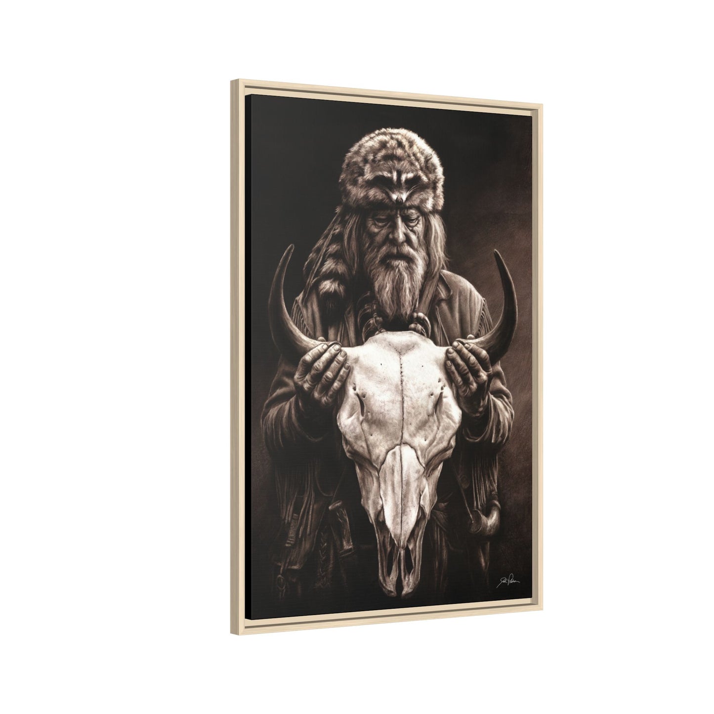 "Legends of the West" Framed Canvas