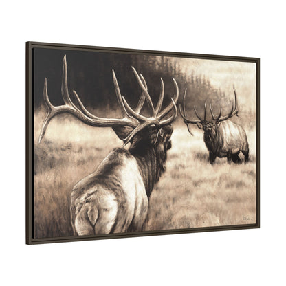 "Ready to Rumble" Framed Canvas