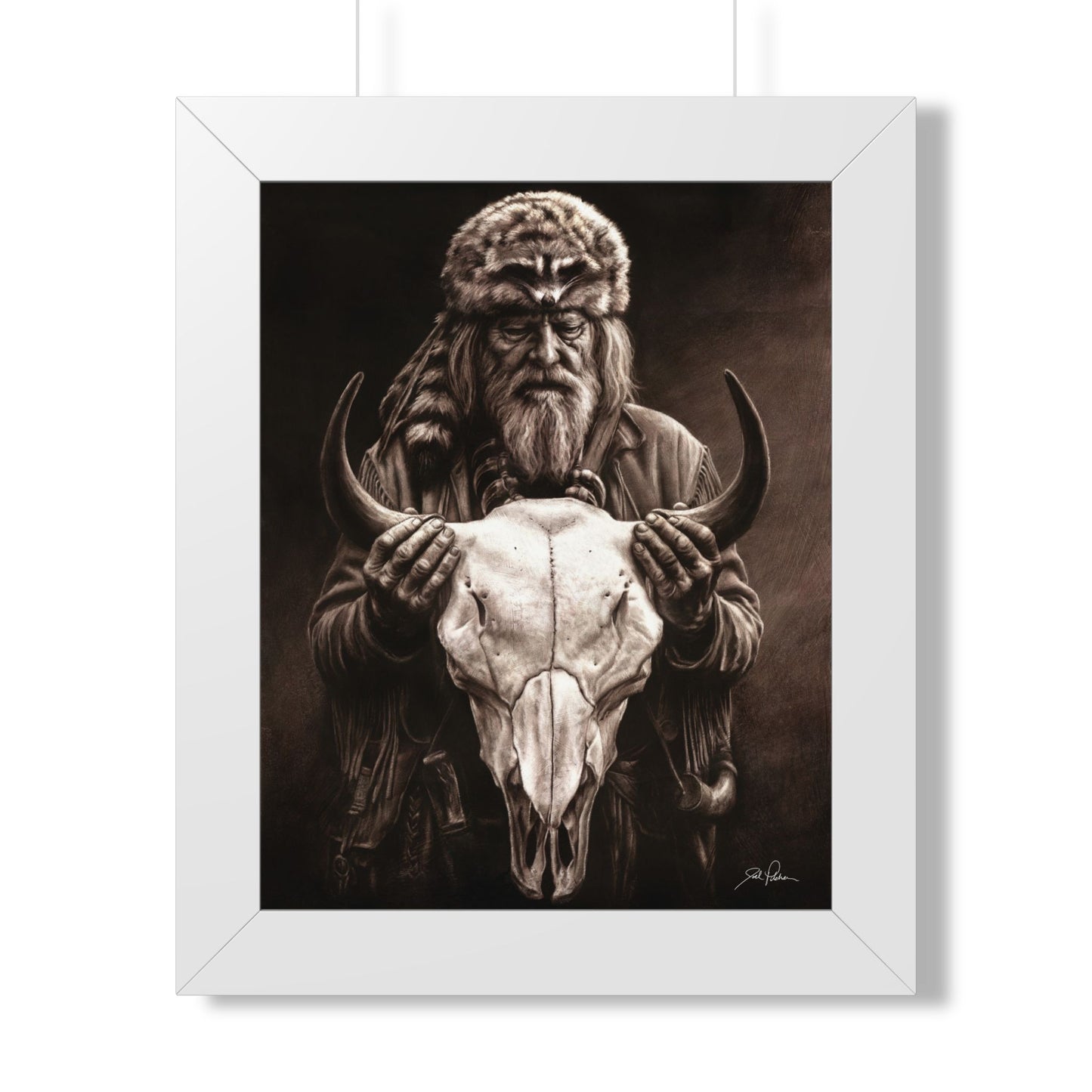 "Legends of the West" Framed Paper Print.